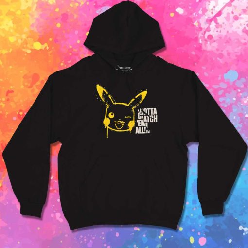 Dripping Pikachu Pokemon Hoodie