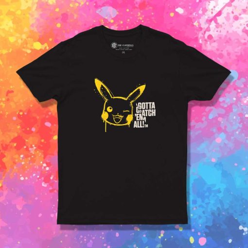 Dripping Pikachu Pokemon T-Shirt