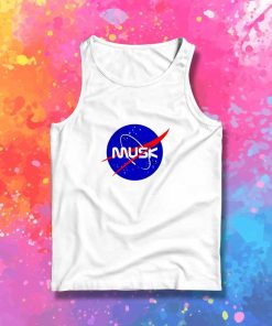 Elon Musk Nasa Logo Tank Top