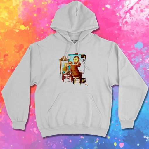 Van Gogh Triple Self Painting Hoodie