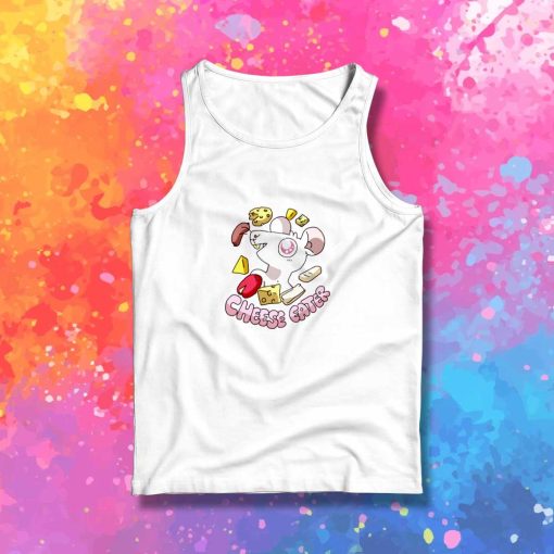 Cheese Eater Cartoon Tank Top