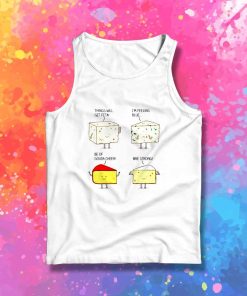 Cheesy Puns Jokes Tank Top