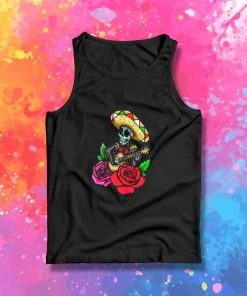 Day Of The Dead Mariachi Guitarist Tank Top