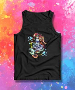 Day Of The Dead Mermaid Tank Top