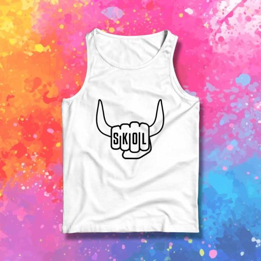 Skol Vikings Helmet Fist Tank Top