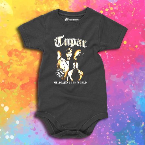 2pac Me Against The World Baby Onesie