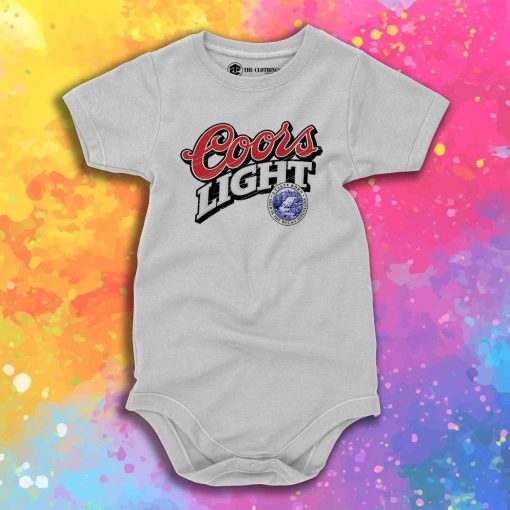 A Taste Horn Coors Light Beer Baby Onesie