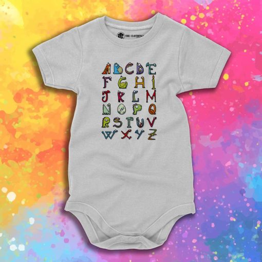 ABCsaurus Baby Onesie