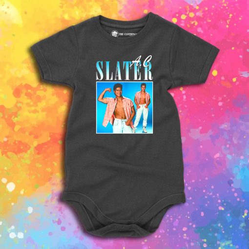 AC Slater Saved by the Bell Baby Onesie