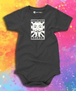 ANONYMOUS HACKER Baby Onesie