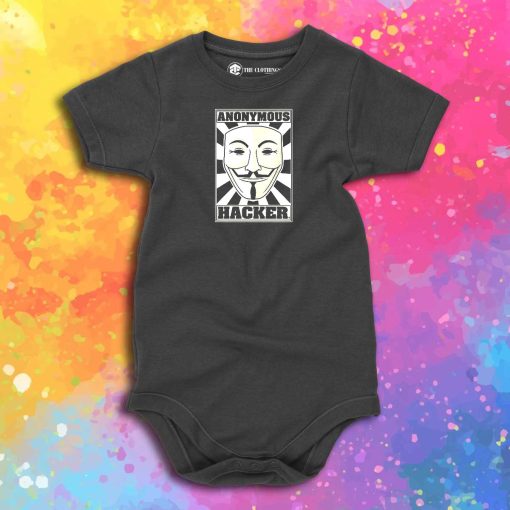 ANONYMOUS HACKER Baby Onesie