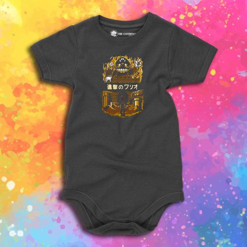 ATTACK ON WARIO Baby Onesie