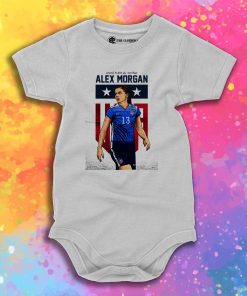 Alex Morgan Art Baby Onesie