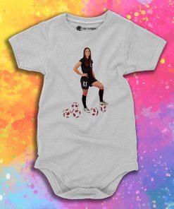 Alex Morgan Football Baby Onesie