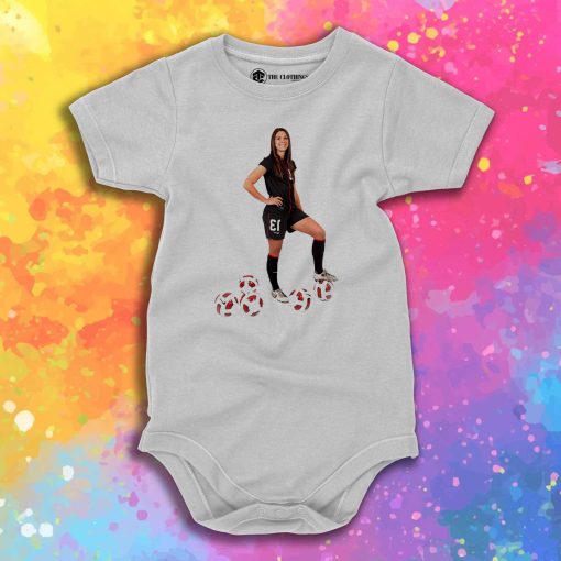 Alex Morgan Football Baby Onesie