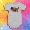 American Smile Baby Onesie