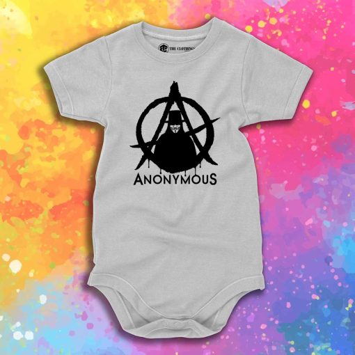 Anonymous Vendetta Baby Onesie