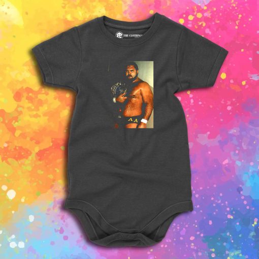 Arn Anderson The Enforcer Double A Baby Onesie