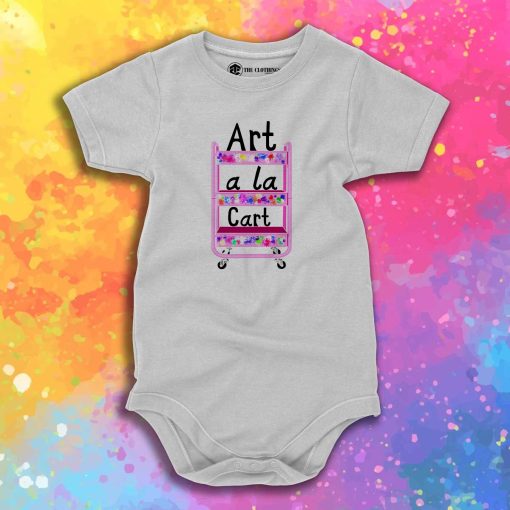 Art A La Cart Teacher Baby Onesie