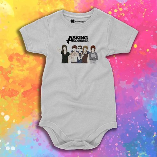 Asking Alexandria Band Baby Onesie