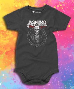 Asking Alexandria Skeleton Saw Baby Onesie