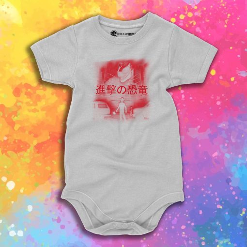 Attack on Dinosaur Baby Onesie