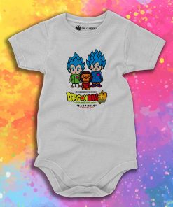 BAPE x Dragonball Super Son Goku Vegeta Baby Onesie