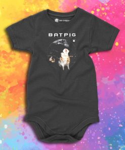 BATPIG The Fat Knight Rises Again Baby Onesie