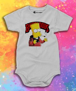 Backwoods Bart Simpson Smoking Baby Onesie