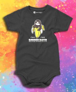 Banana Sloth Baby Onesie