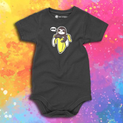 Bananya Sloth Baby Onesie