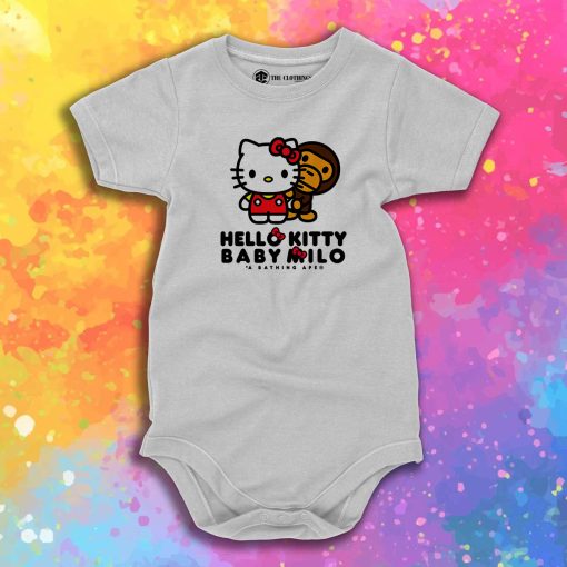 Bape Hello Kitty Baby Onesie