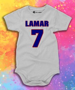 Basketball player Lamar Odom jersey 7 Baby Onesie