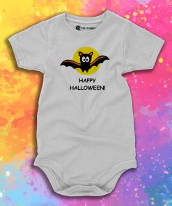 Bat Happy Halloween Party Baby Onesie