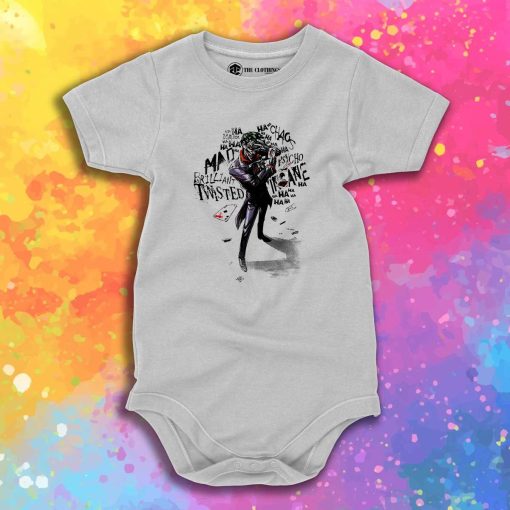 Batman Joker Insane Baby Onesie