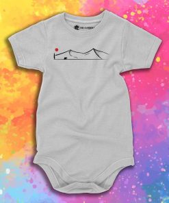 Bear Shadow Baby Onesie