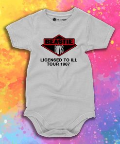 Beastie Boys Licensed to Ill Tour 1987 Baby Onesie