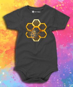 Bee Queens Jewels Baby Onesie