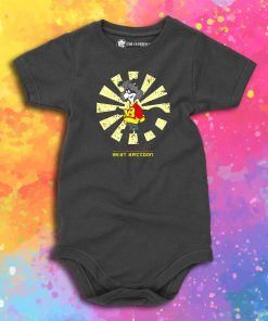 Bert Raccoon Retro Japanese Baby Onesie