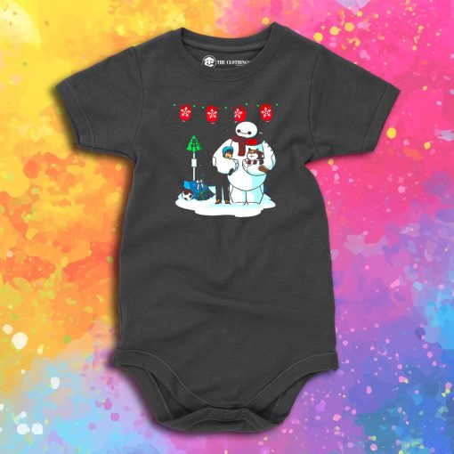 Big Christmas Heroes Baby Onesie