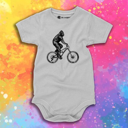 Bigfoot Mountain Bike Baby Onesie