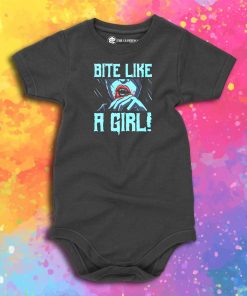 Bite Like a Girl Baby Onesie