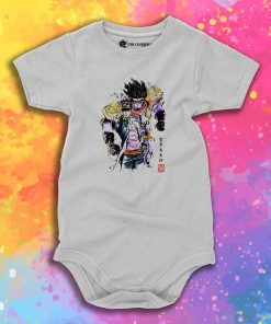 Bizarre Adventure Watercolor Baby Onesie