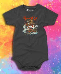 Black Great Ramen Baby Onesie