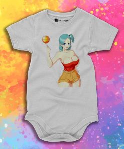 Blue Ball Bulma Baby Onesie