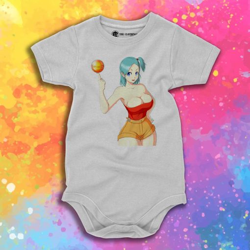 Blue Ball Bulma Baby Onesie