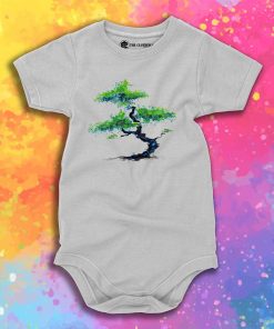 Blue Bonsai Baby Onesie