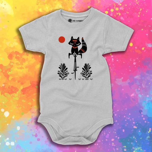 Boho Fox Baby Onesie