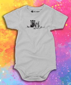 Boho Owls Baby Onesie