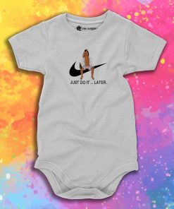 Bojack Horseman Just Do It Later Baby Onesie